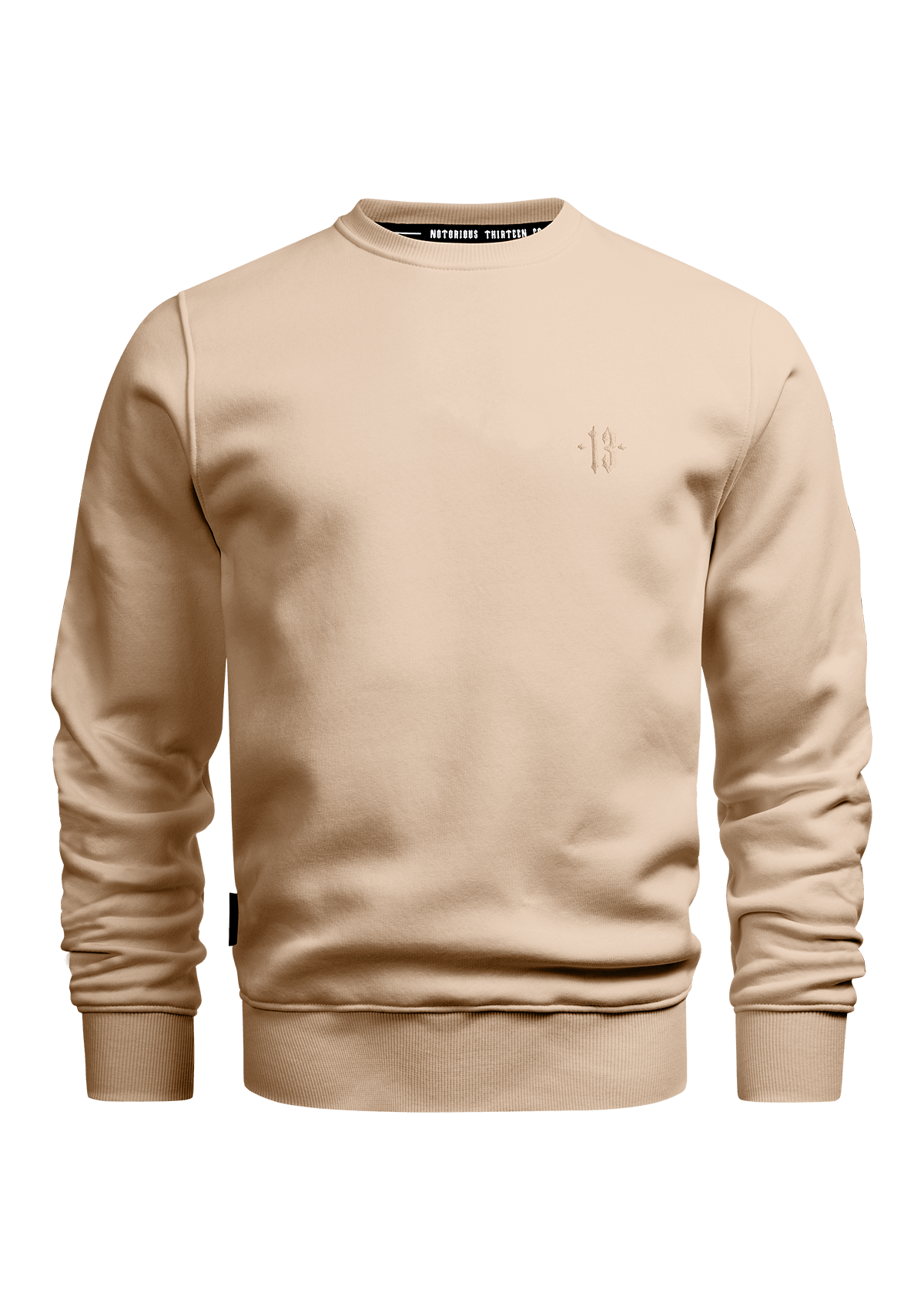 Crewneck Original Sand - MEN OF MAYHEM - ALAIKO - EXCHANGES - MM - M - 1040 - CO - SA - crewneck - Crewneck Original