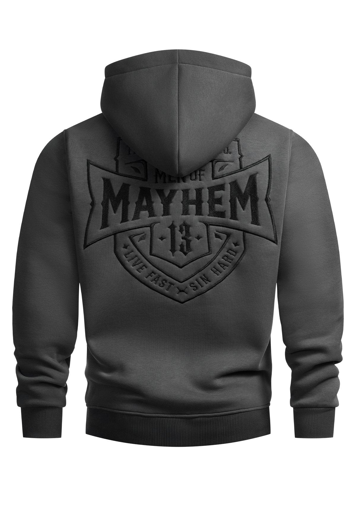 Hoody COA G/S - MEN OF MAYHEM - ALAIKO - EXCHANGES - MM - M - 1050 - COA - GS - Grau - grey