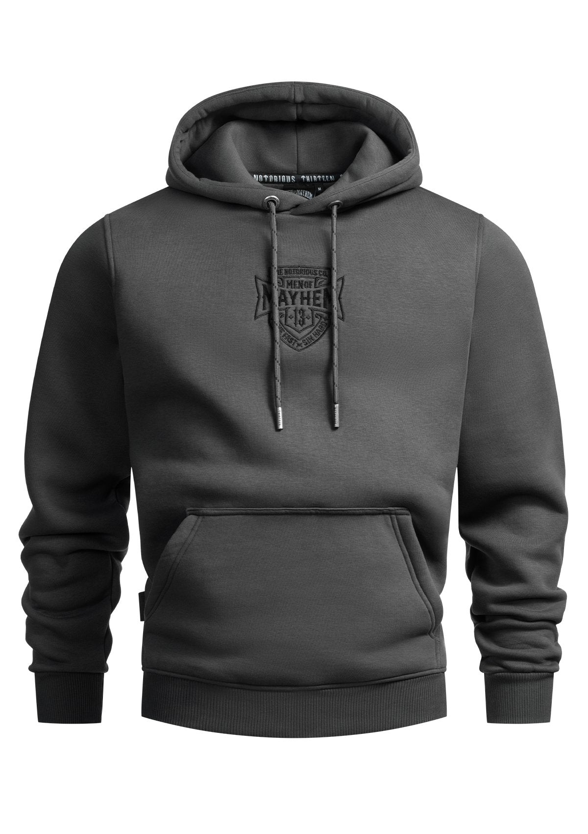 Hoody COA G/S - MEN OF MAYHEM - ALAIKO - EXCHANGES - MM - M - 1050 - COA - GS - Grau - grey