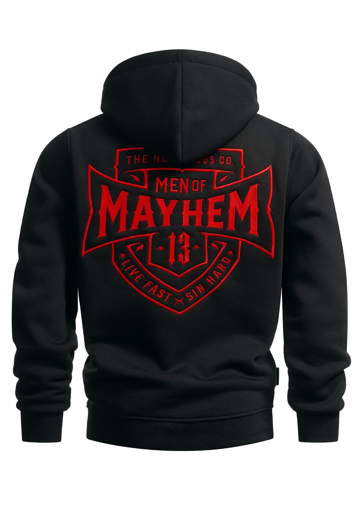 Hoody COA S/R - MEN OF MAYHEM - ALAIKO - EXCHANGES - MM - M - 1050 - COA - SR - black - Hoodies