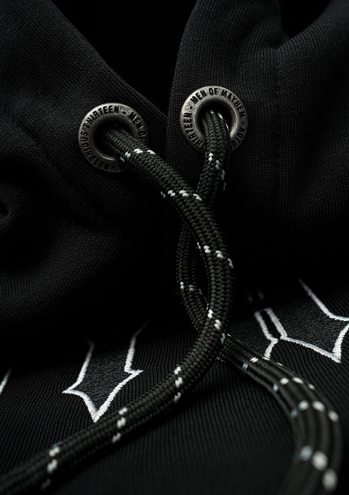 Hoodie Mayhem XIII B/B/W MK3 - MEN OF MAYHEM - ALAIKO - EXCHANGES - MM - M - 1050 - HMX - BBW - BBW - black