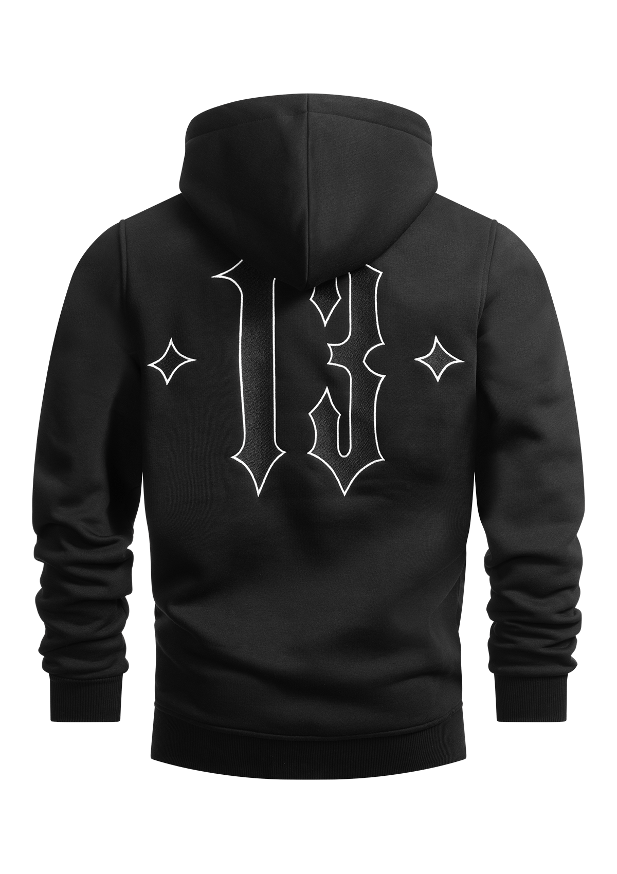 Hoodie Mayhem XIII B/B/W MK3 - MEN OF MAYHEM - ALAIKO - EXCHANGES - MM - M - 1050 - HMX - BBW - BBW - black