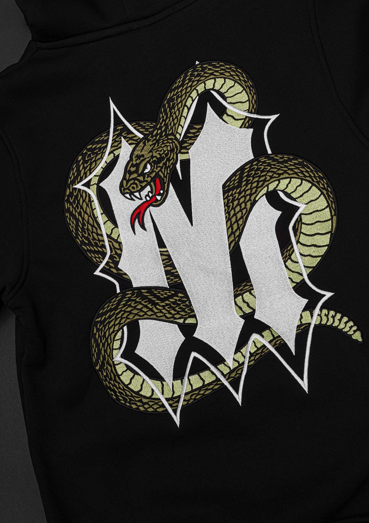 Hoodie Rattlesnake S/W - MEN OF MAYHEM - ALAIKO - EXCHANGES - MM - M - 1050 - HO - RS - SW - Bestseller - black