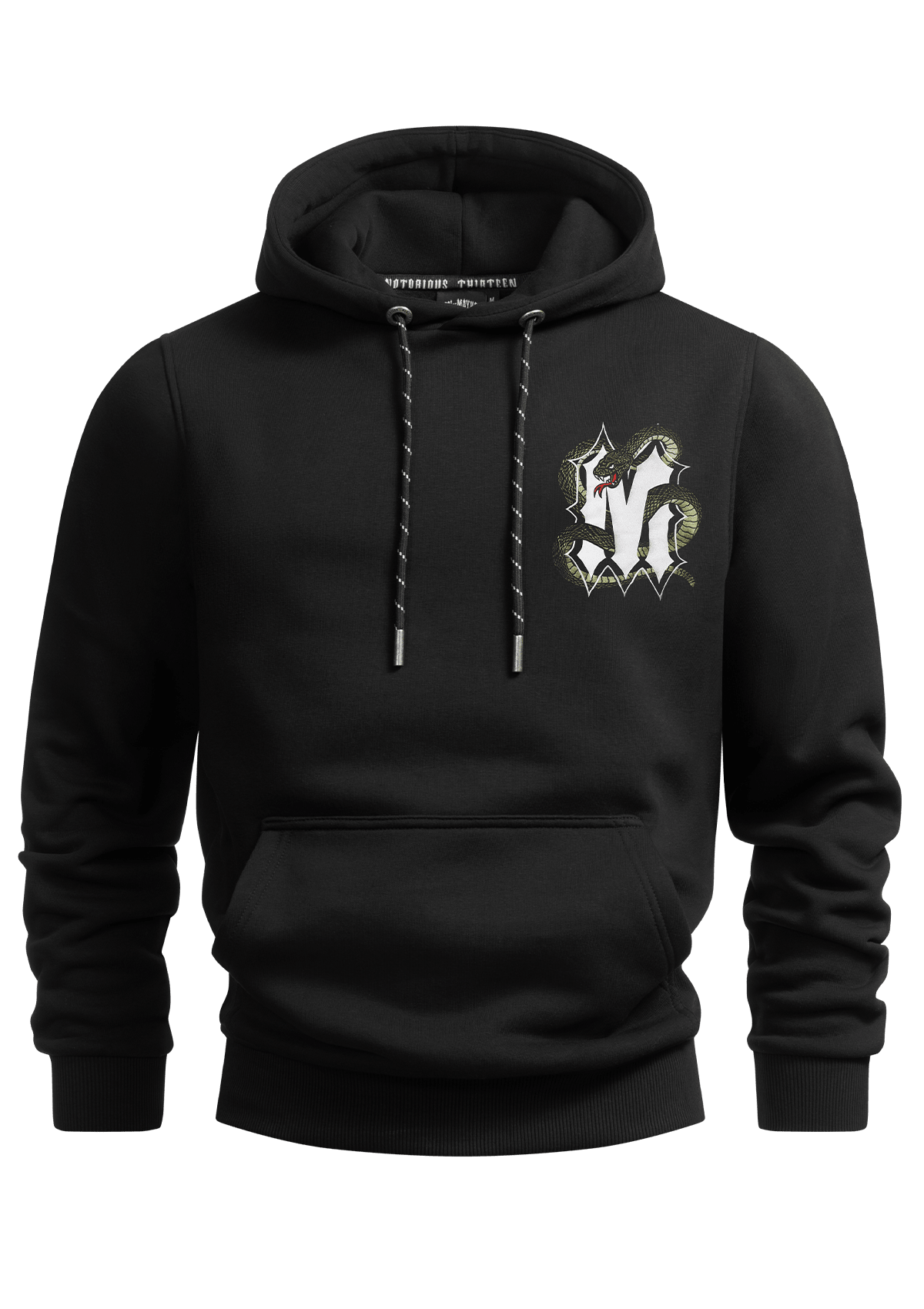 Hoodie Rattlesnake S/W - MEN OF MAYHEM - ALAIKO - EXCHANGES - MM - M - 1050 - HO - RS - SW - Bestseller - black