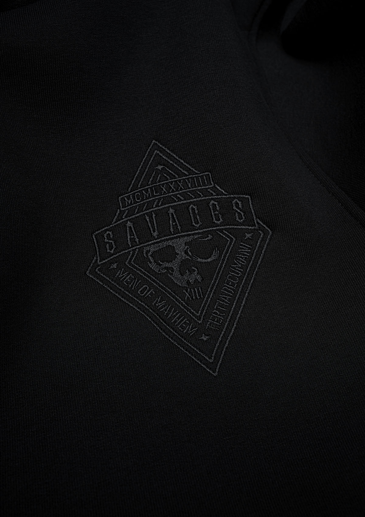 Hoody Savages B/B - MEN OF MAYHEM - ALAIKO - EXCHANGES - MM - M - 1050 - HS - BB - black - Hoodies