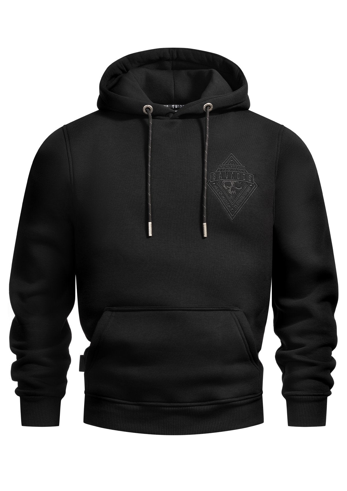 Hoody Savages B/B - MEN OF MAYHEM - ALAIKO - EXCHANGES - MM - M - 1050 - HS - BB - black - Hoodies