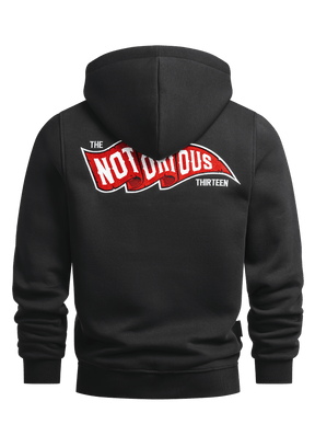 Hoody TNT FLAG B/R/W - MEN OF MAYHEM - ALAIKO - EXCHANGES - MM - M - 1050 - HTNT - F - BRW - black - Hoodies