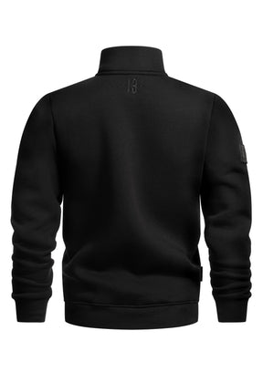 Half Zip Core B/B - MEN OF MAYHEM - ALAIKO - EXCHANGES - MM - M - 1040 - HZCX - BB - black - Classic