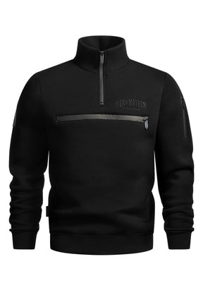 Half Zip Core B/B - MEN OF MAYHEM - ALAIKO - EXCHANGES - MM - M - 1040 - HZCX - BB - black - Classic