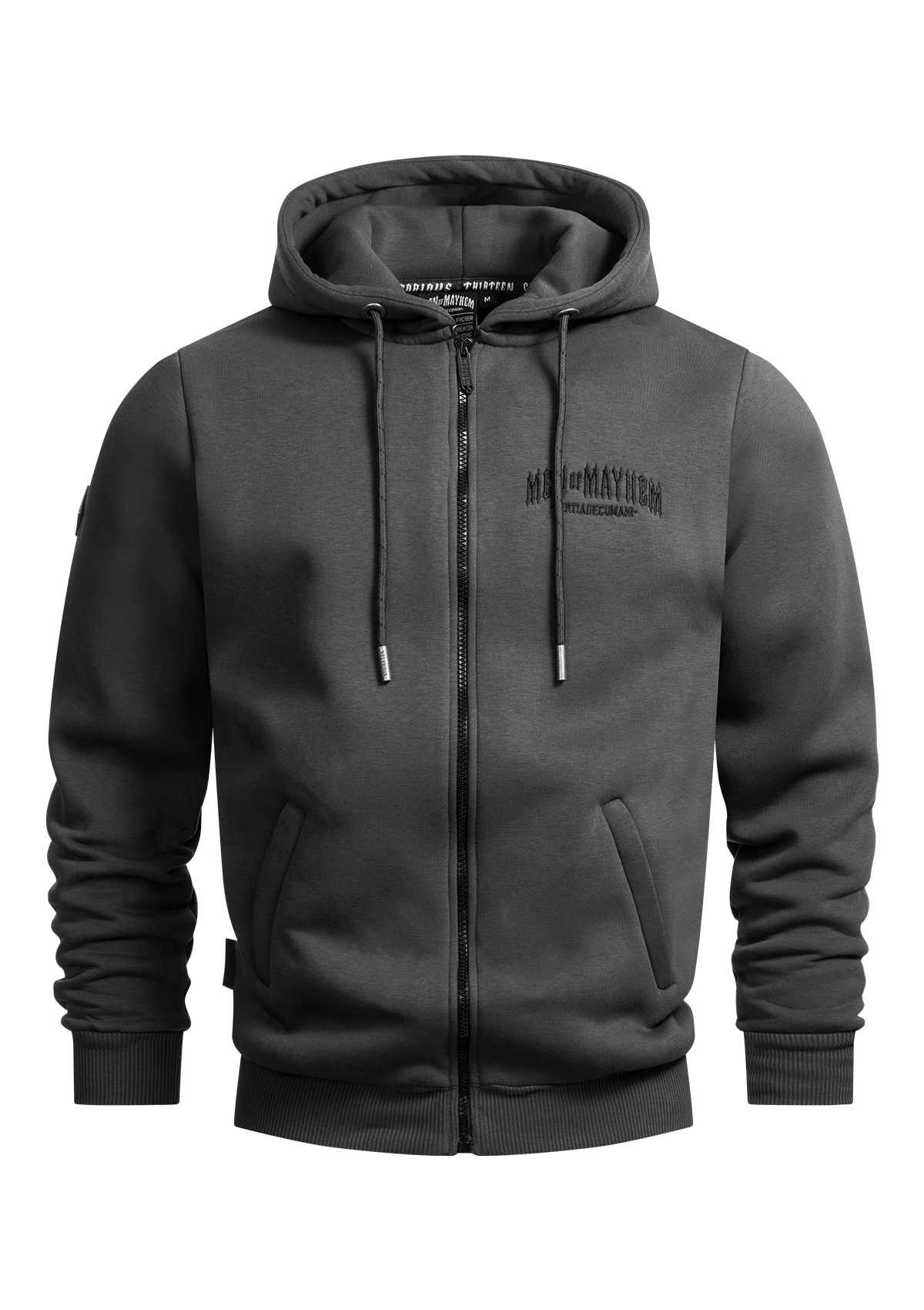 Hoodie Jacke Mayhem Classic A/S MK3 - MEN OF MAYHEM - ALAIKO - EXCHANGES - MM - M - 1080 - HJ - AS - MK3 - Classic - Grau
