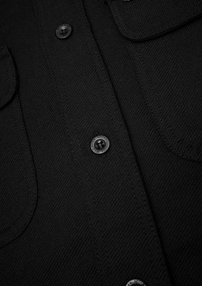 Flanellhemd All Black / Heavy D. - MEN OF MAYHEM - ALAIKO - EXCHANGES - MM - M - 1060 - FH - AB - Flanellhemd - Hemden