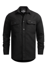 Flannel Shirt All Black / Heavy D.