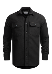 Flannel Shirt All Black / Heavy D.
