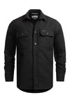 Flanellhemd All Black / Heavy D. - MEN OF MAYHEM - ALAIKO-EXCHANGES-MM-M-1060-FH-AB - Hemden - Men