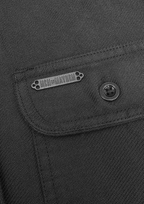 Flanellhemd Grey / Heavy D. - MEN OF MAYHEM - ALAIKO - EXCHANGES - MM - M - 1060 - FH - AG - Flanellhemd - Grau