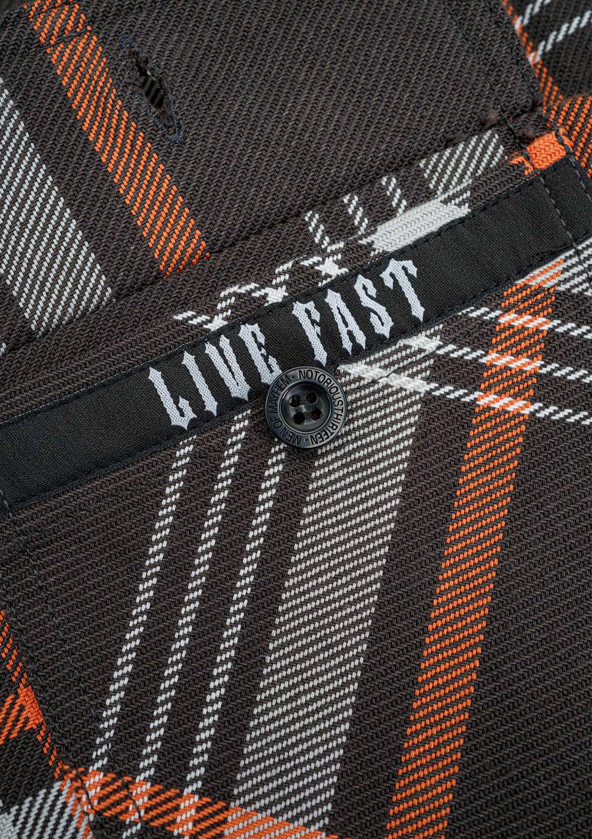 Flanellhemd Ember / Heavy D. - MEN OF MAYHEM - ALAIKO - EXCHANGES - MM - M - 1060 - FH - EB - Flanellhemd - Grau