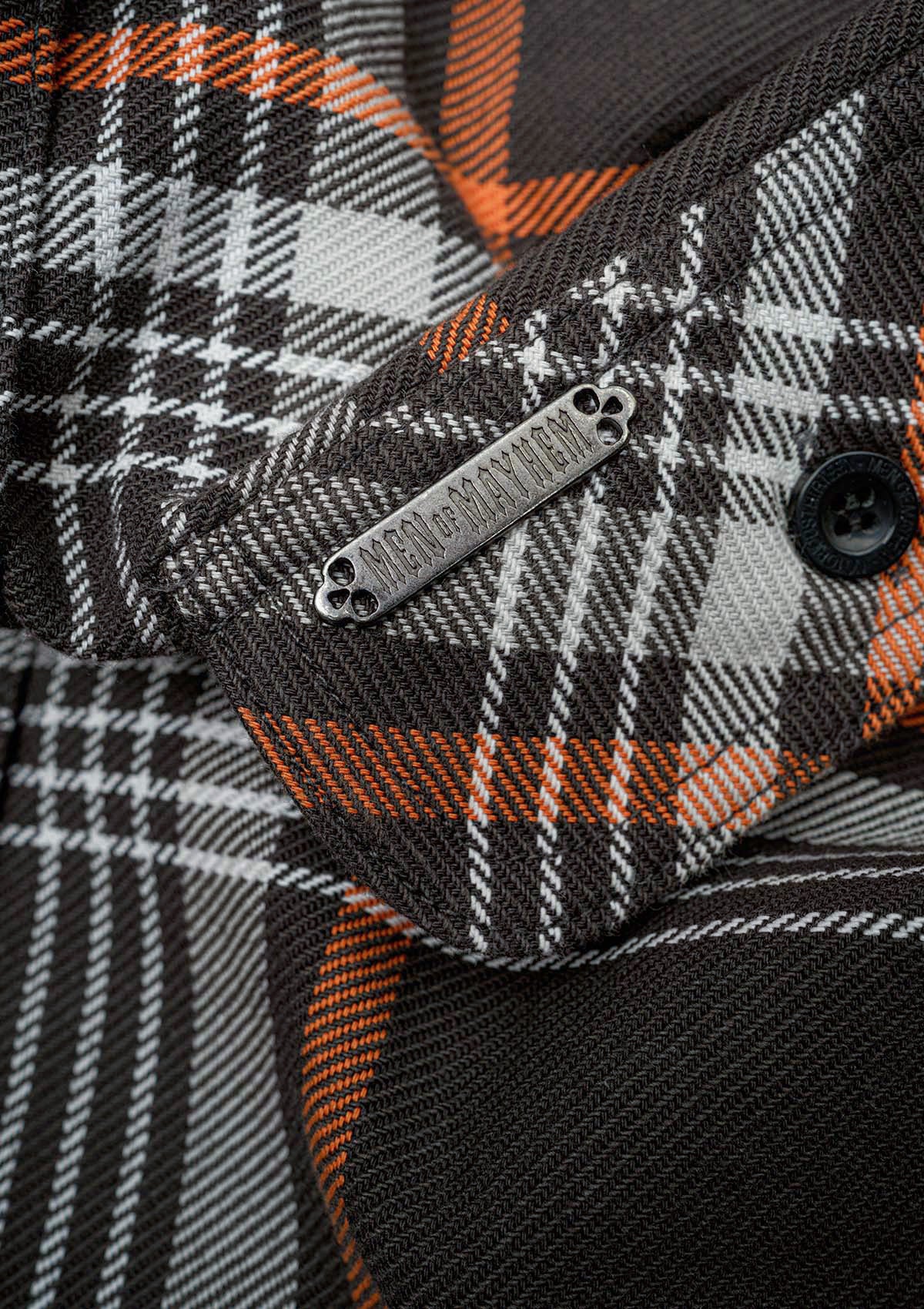 Flanellhemd Ember / Heavy D. - MEN OF MAYHEM - ALAIKO - EXCHANGES - MM - M - 1060 - FH - EB - Flanellhemd - Grau