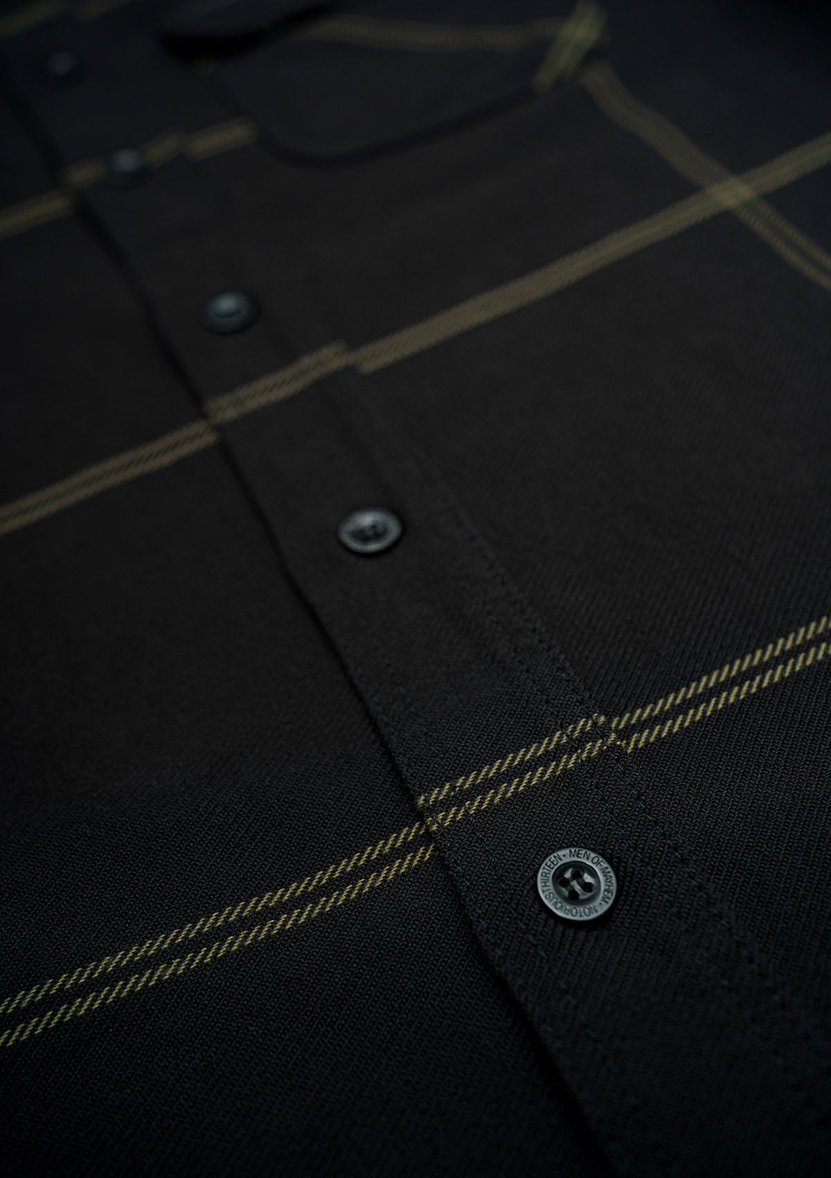 Flanellhemd Grift / Heavy D. - MEN OF MAYHEM - ALAIKO - EXCHANGES - MM - M - 1060 - FH - GH - black - Flanellhemd