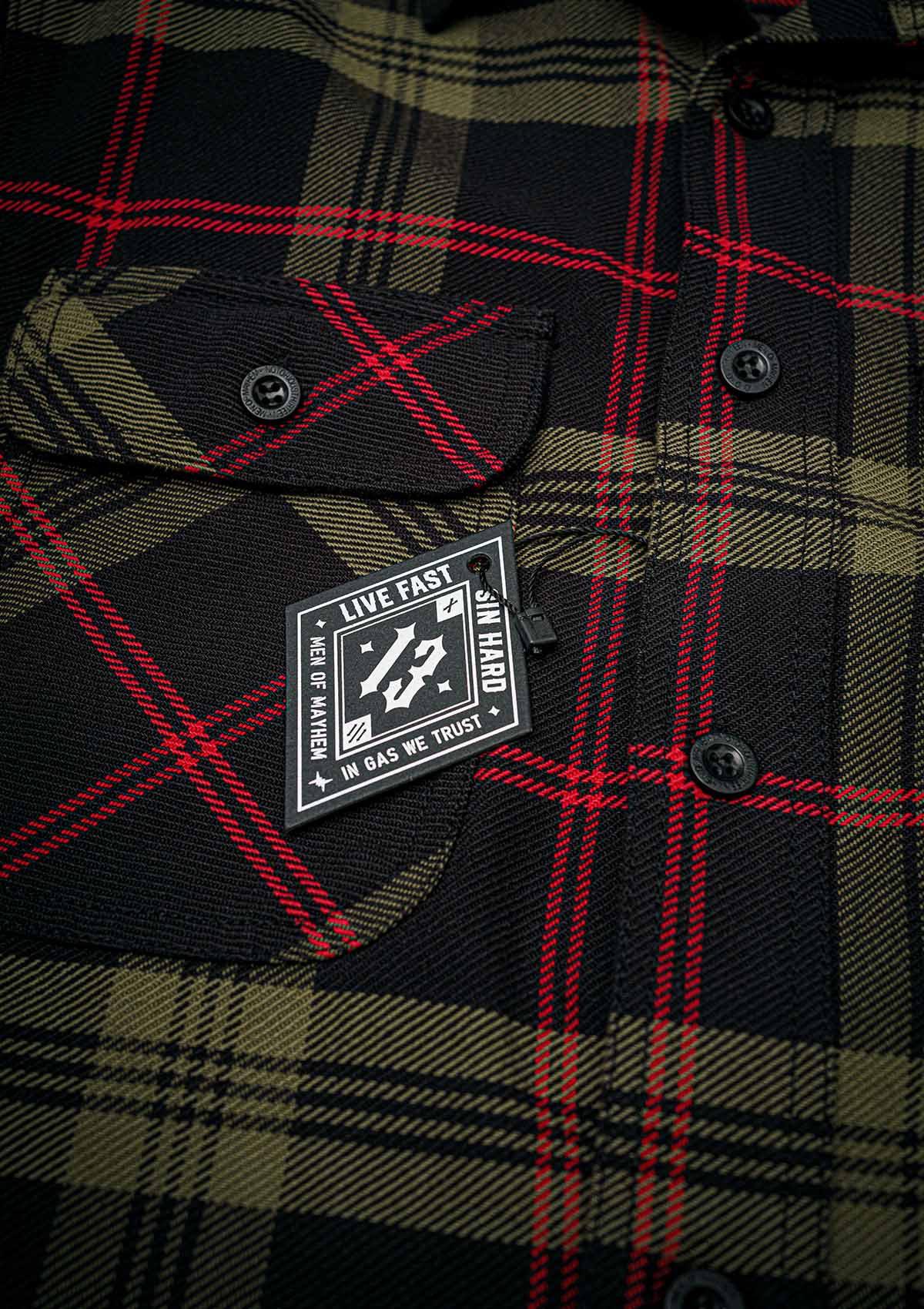 Flanellhemd Hunter/ Heavy D. - MEN OF MAYHEM - ALAIKO-EXCHANGES-MM-M-1060-FH-HT - Hemden - Men