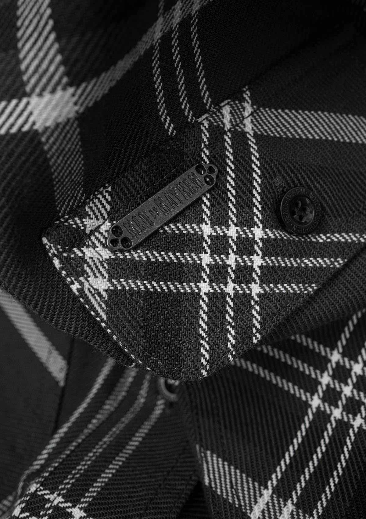 Flanellhemd Smoke / Heavy D. - MEN OF MAYHEM - ALAIKO - EXCHANGES - MM - M - 1060 - FH - SM - Flanellhemd - Grau