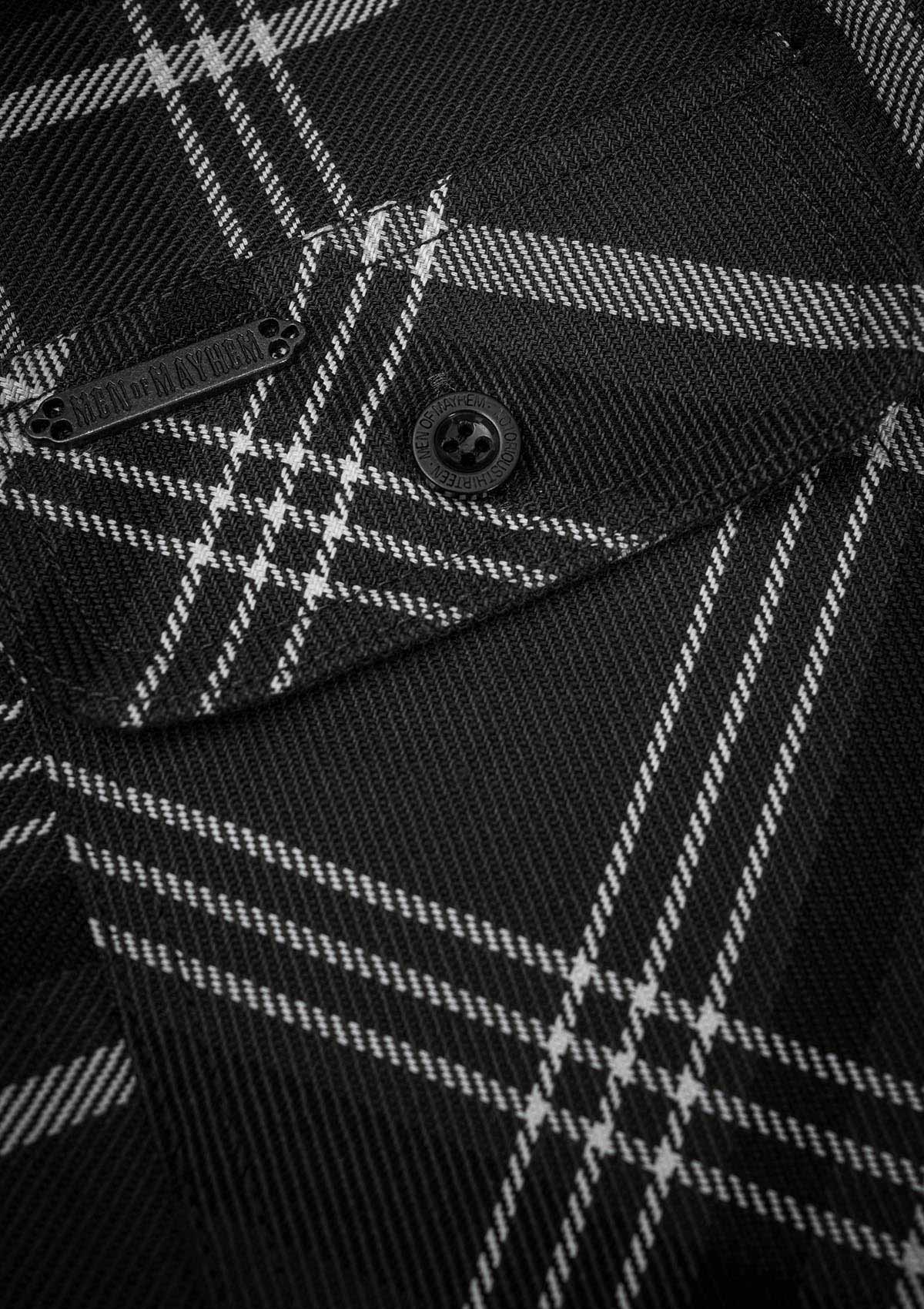 Flanellhemd Smoke / Heavy D. - MEN OF MAYHEM - ALAIKO - EXCHANGES - MM - M - 1060 - FH - SM - Flanellhemd - Grau