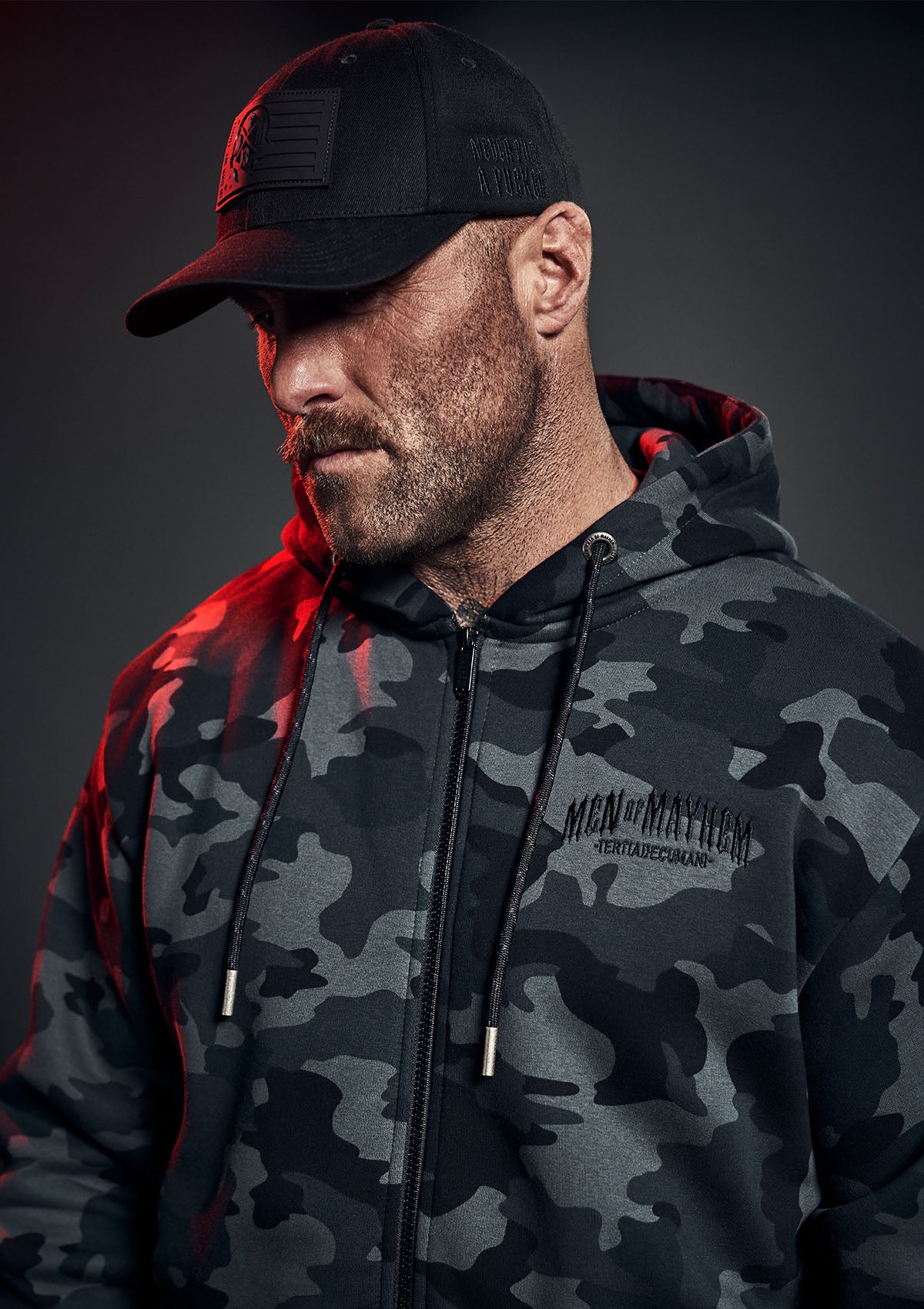 Hoodie Jacke Mayhem Classic B/C MK3 - MEN OF MAYHEM - ALAIKO - EXCHANGES - MM - M - 1080 - HJ - BC - MK3 - BC - black camo