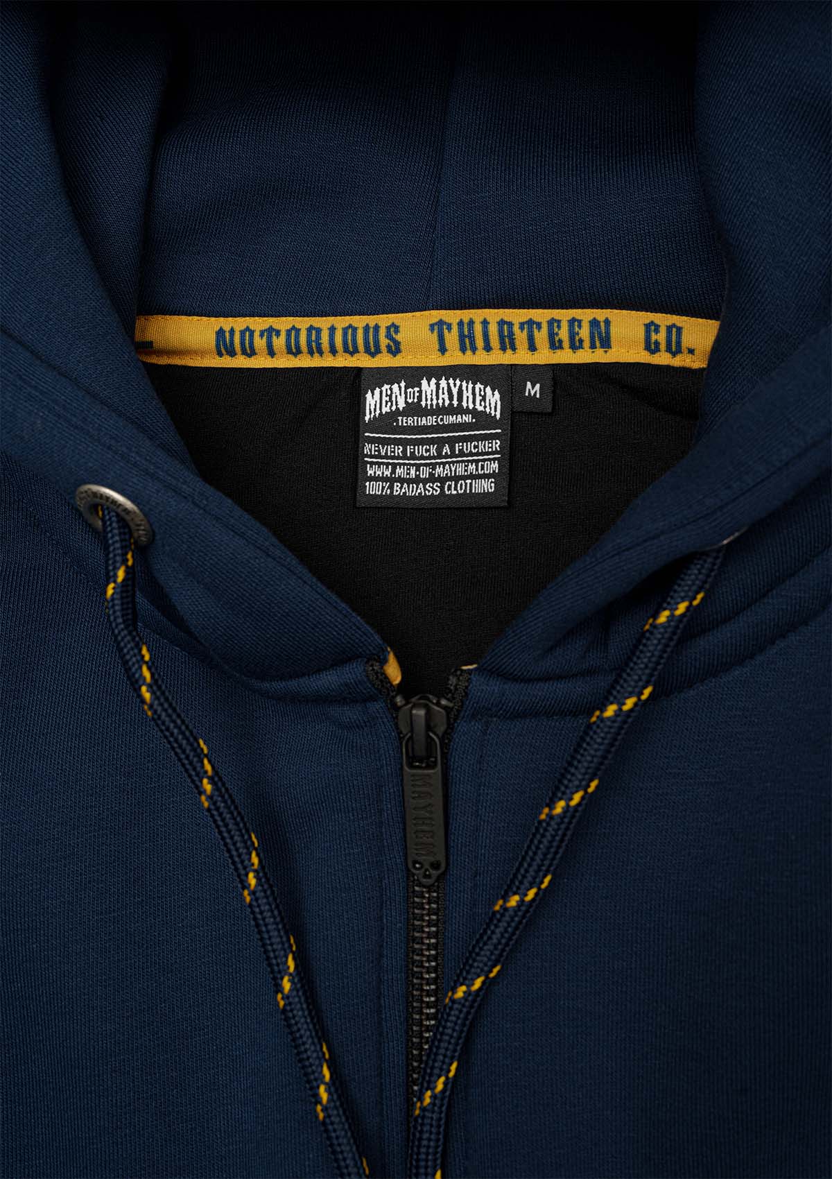 Hoodie Jacke Deathwing N/G - MEN OF MAYHEM - ALAIKO - EXCHANGES - MM - M - 1080 - HJ - DW - NG - black - deathwing