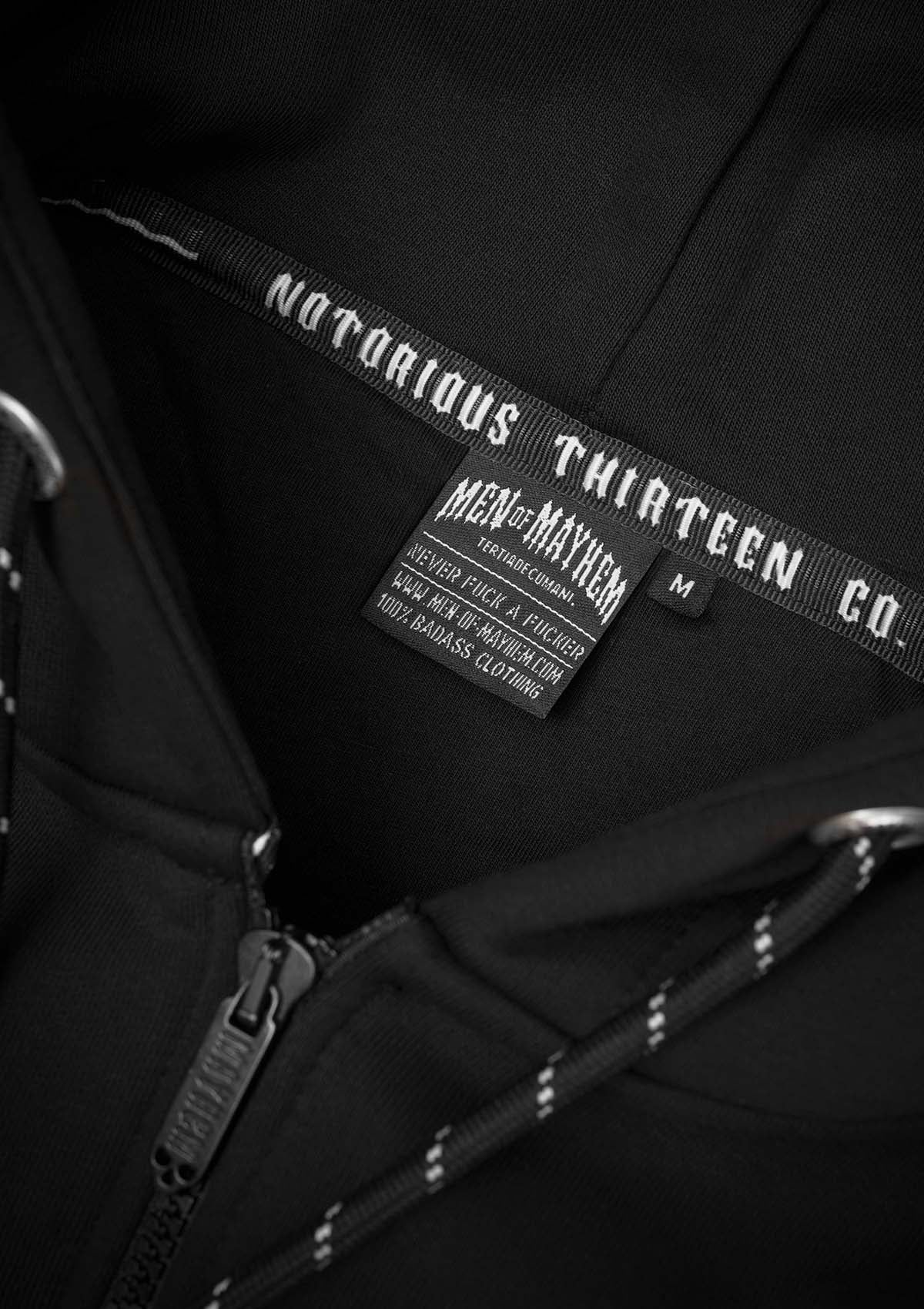 Hoodie Jacke Deathwing S/W - MEN OF MAYHEM - ALAIKO - EXCHANGES - MM - M - 1080 - HJ - DW - SW - black - deathwing