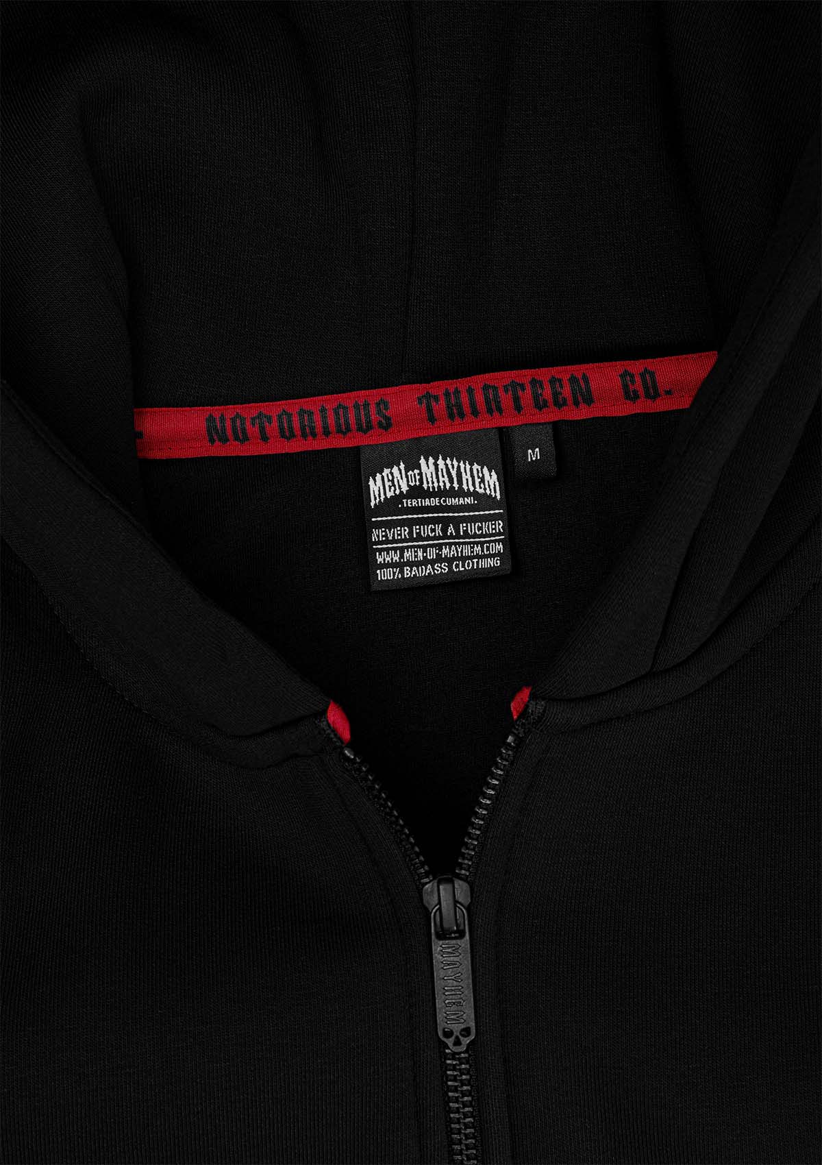 Hoodie Jacke Mayhem Rideout S/R - MEN OF MAYHEM - ALAIKO - EXCHANGES - MM - M - 1080 - HJ - RO - SR - black - Hoody Jacken
