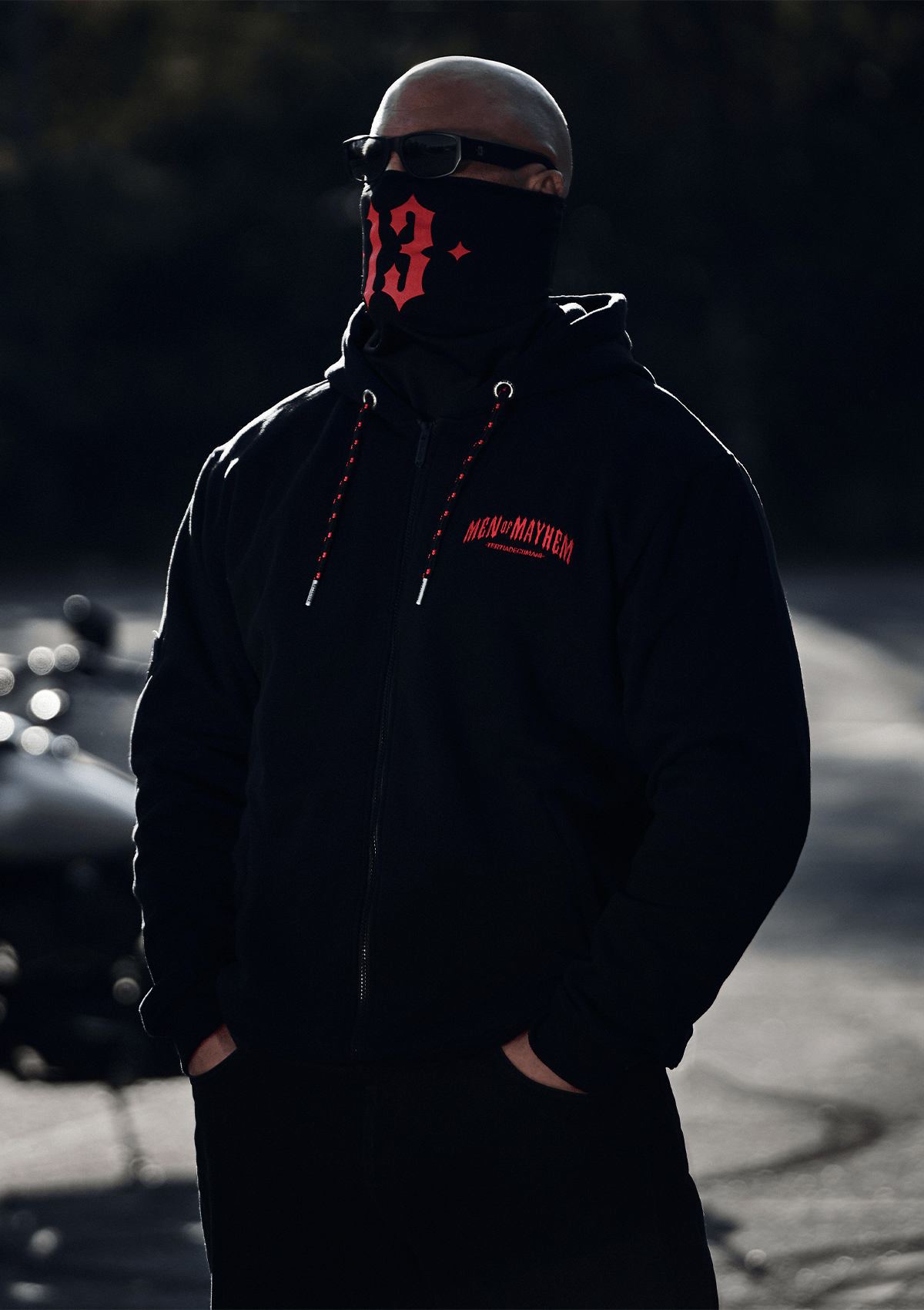 Hoodie Jacke Mayhem Classic S/R MK3 - MEN OF MAYHEM - ALAIKO - EXCHANGES - MM - M - 1080 - HJ - SR - MK3 - Bestseller - black