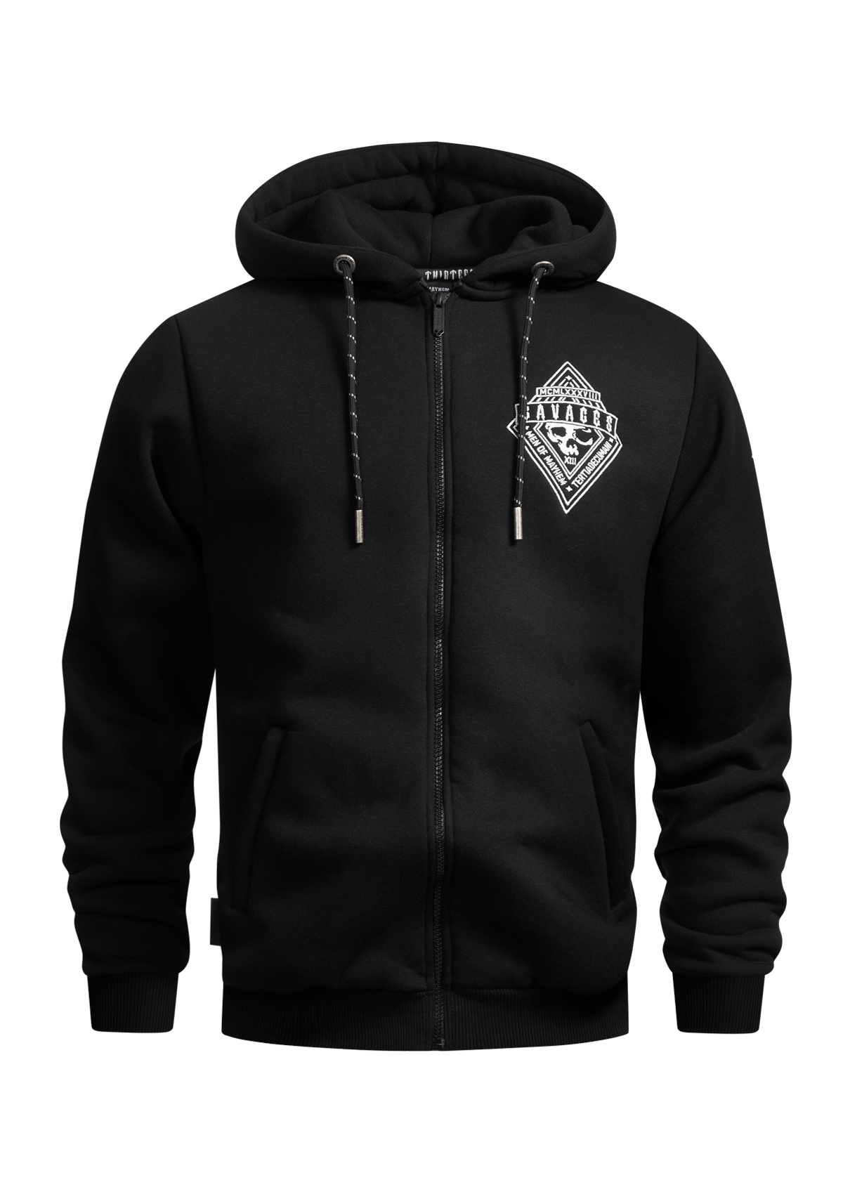 Hoodie Jacke Savages S/W - MEN OF MAYHEM - ALAIKO - EXCHANGES - MM - M - 1080 - HJ - SV - SW - black - Hoody Jacken