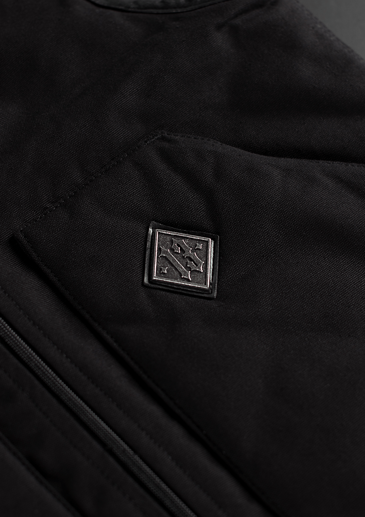 Weste Mayhem - MEN OF MAYHEM - ALAIKO - EXCHANGES - MM - M - 1080 - MW - BB - biker - black