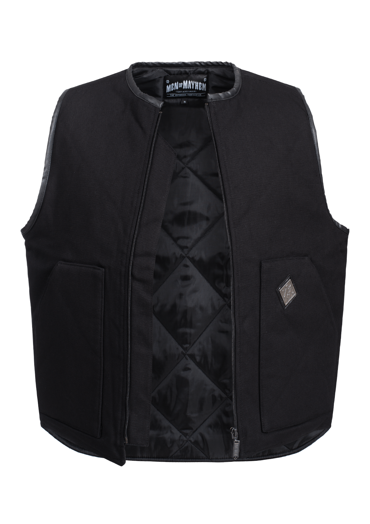 Weste Mayhem - MEN OF MAYHEM - ALAIKO - EXCHANGES - MM - M - 1080 - MW - BB - biker - black