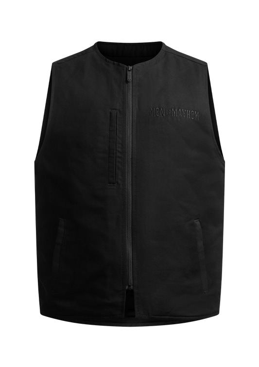 Weste Mayhem Flatline B/B - MEN OF MAYHEM - ALAIKO - EXCHANGES - MM - M - 1080 - MW - FL - biker - black