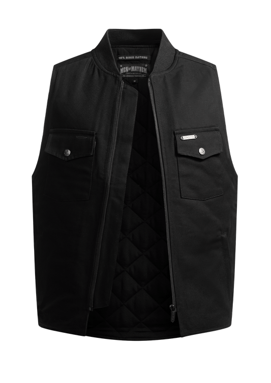 Weste Mayhem Lanesplit B/B - MEN OF MAYHEM - ALAIKO - EXCHANGES - MM - M - 1080 - MW - LS - biker - black