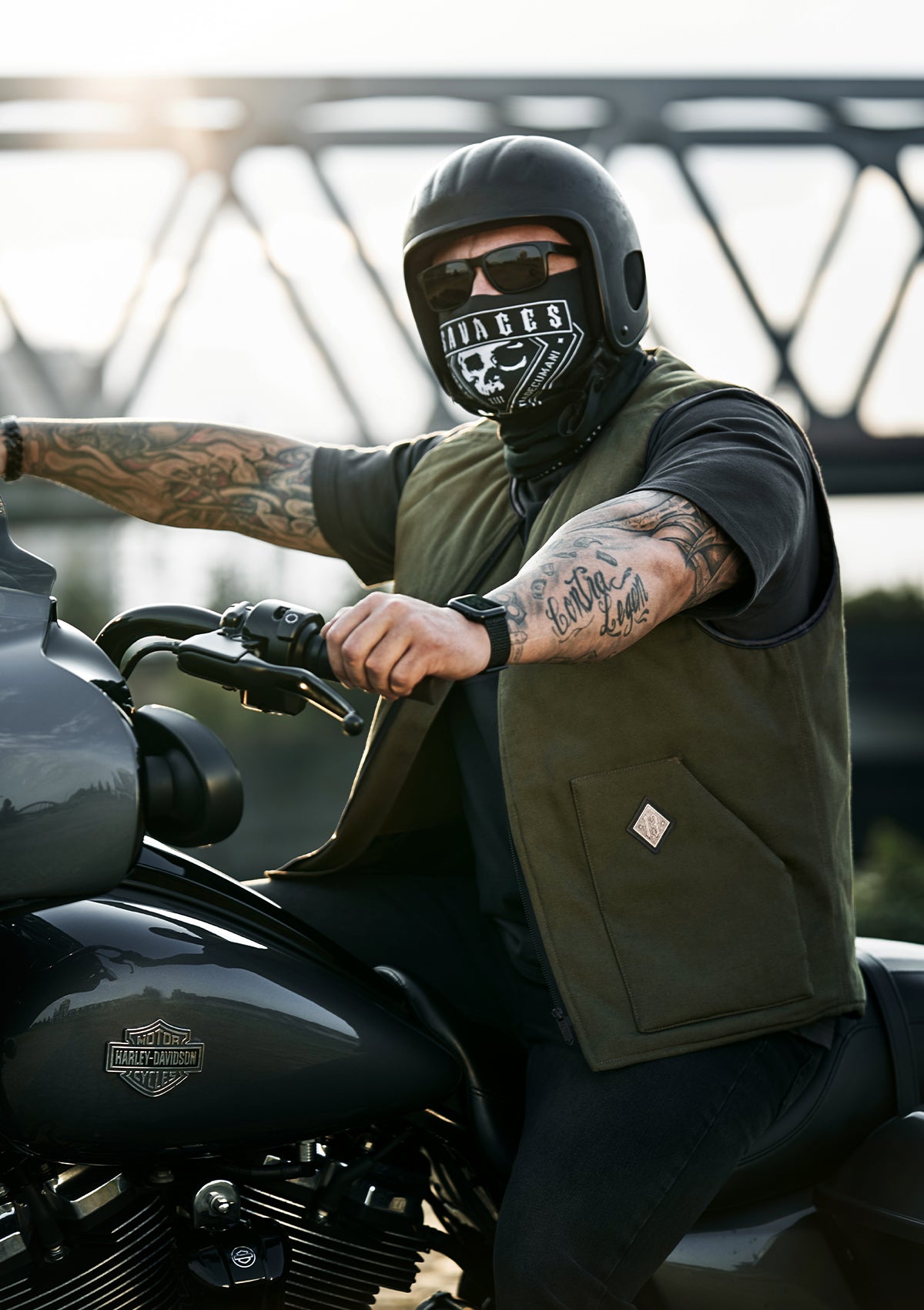 Weste Mayhem O/S - MEN OF MAYHEM - ALAIKO - EXCHANGES - MM - M - 1080 - MW - OS - biker - Men