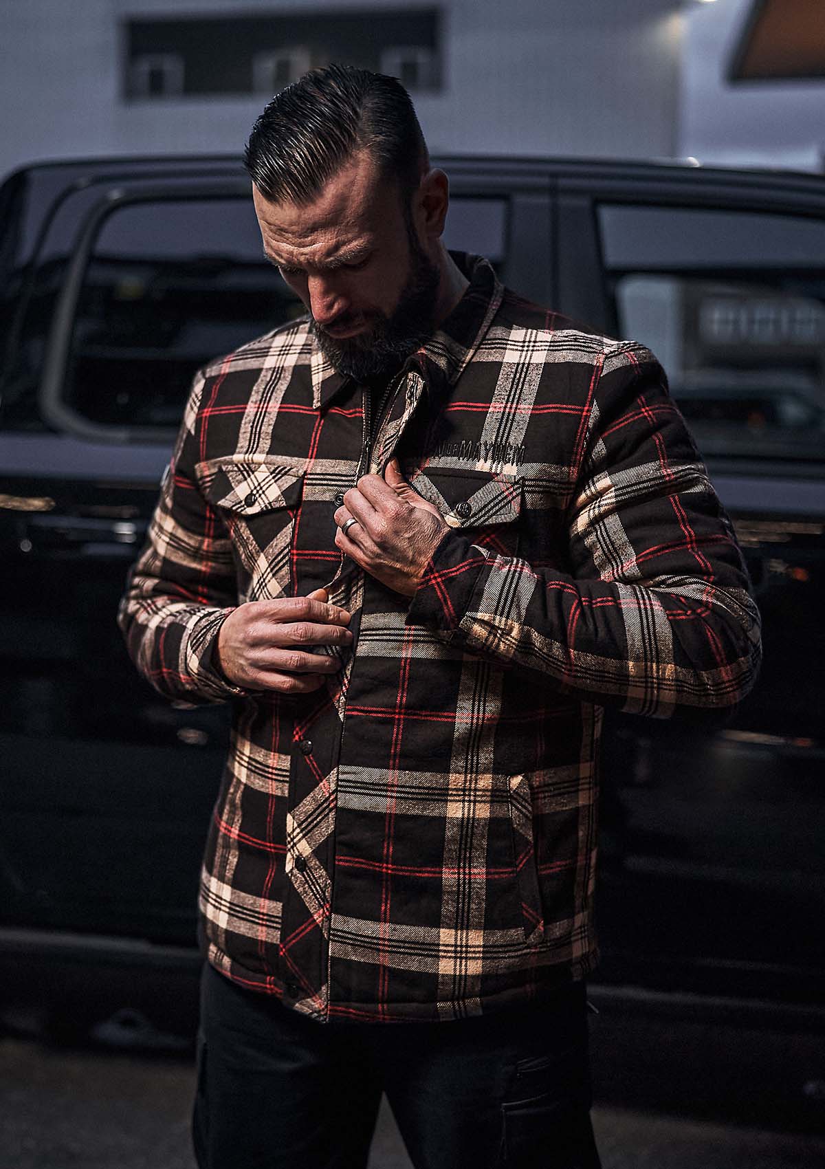 Flanelljacke Bourbon - MEN OF MAYHEM - ALAIKO - EXCHANGES - MM - M - 1100 - FJ - BB - flanelljacke - Jacken & Westen
