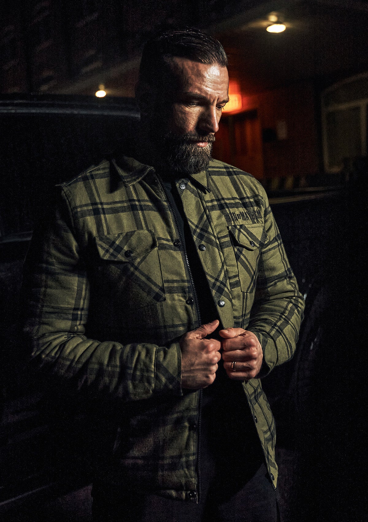 Flanelljacke Badlands - MEN OF MAYHEM - ALAIKO - EXCHANGES - MM - M - 1100 - FJ - BL - flanelljacke - Jacken & Westen