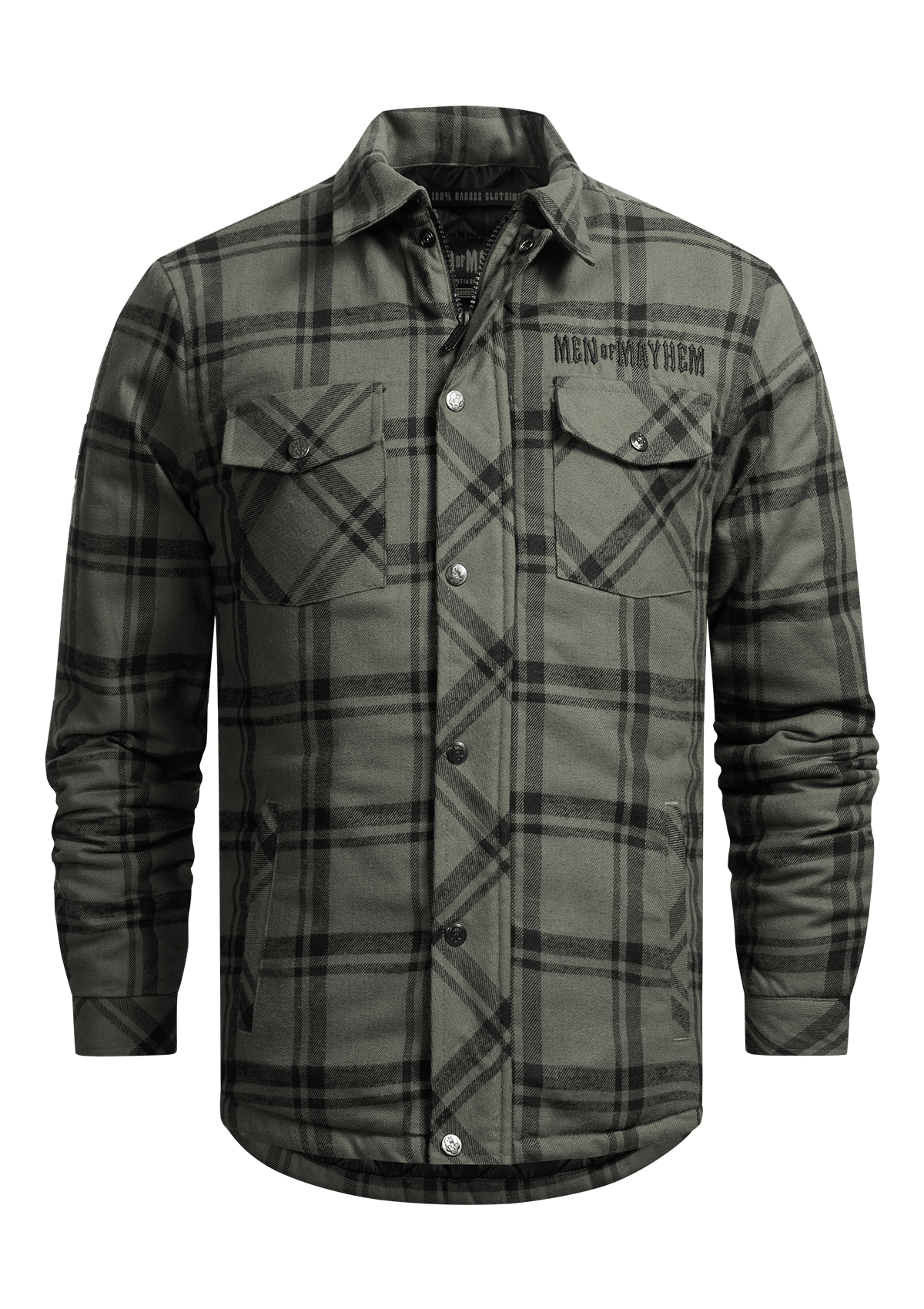 Flanelljacke Badlands - MEN OF MAYHEM - ALAIKO - EXCHANGES - MM - M - 1100 - FJ - BL - flanelljacke - Jacken & Westen