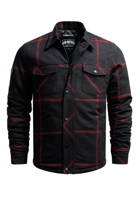 Flanelljacke Tracer - MEN OF MAYHEM - ALAIKO - EXCHANGES - MM - M - 1100 - FJ - TH - black - flanelljacke