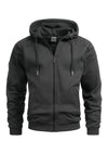 Hoody Jacke Crook G/S - MEN OF MAYHEM - ALAIKO-EXCHANGES-MM-M-1100-HJC-GS - Crook - Grau