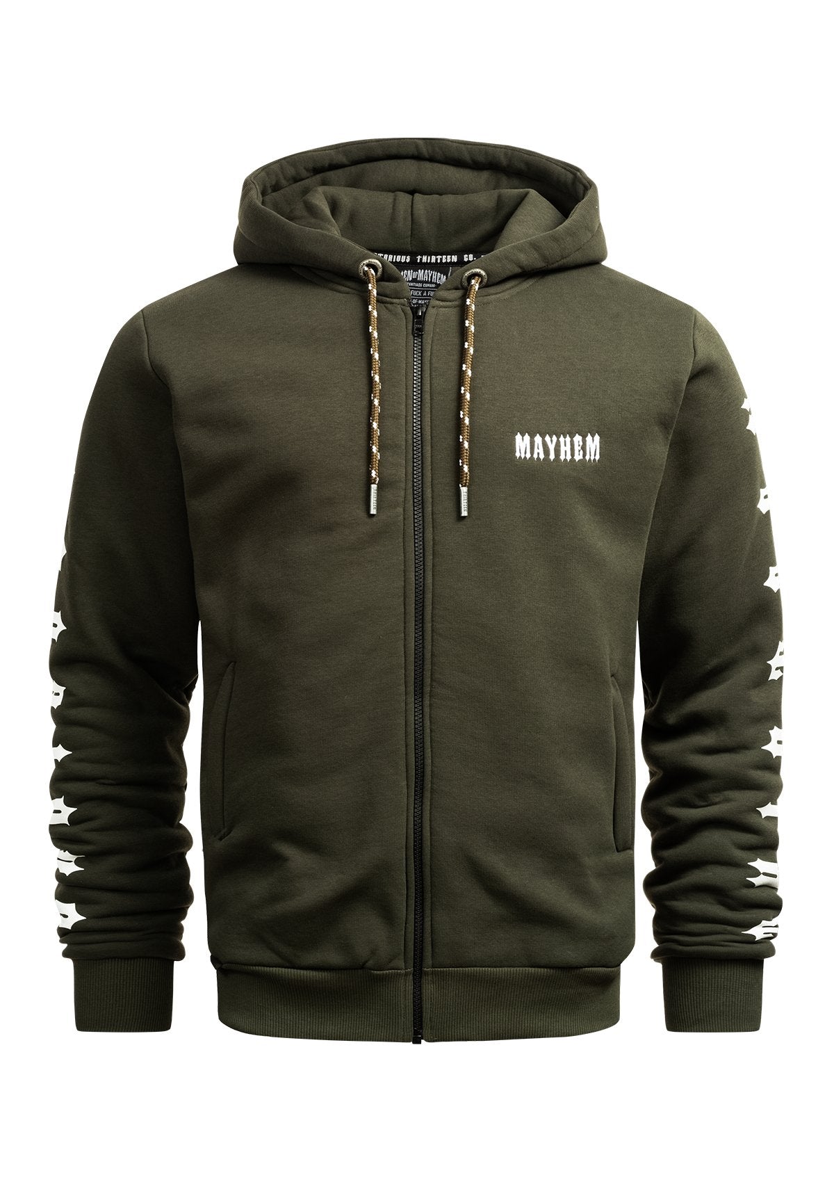 Hoody Jacke Notorious Thirteen K/W - MEN OF MAYHEM - ALAIKO-EXCHANGES-MM-M-1100-HJNT-KW - Hoody Jacken - Men