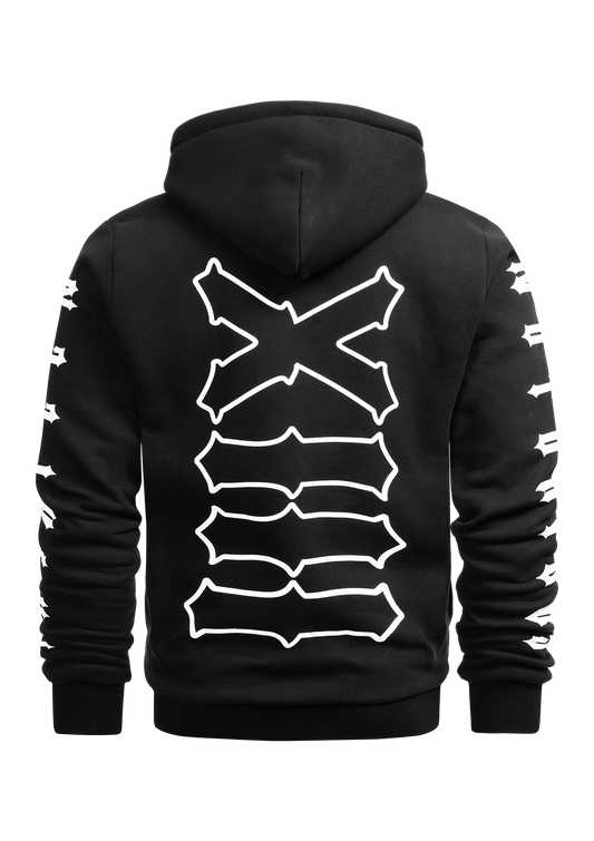 Hoodie Jacke Notorious Thirteen S/W - MEN OF MAYHEM - ALAIKO - EXCHANGES - MM - M - 1100 - HJNT - SW - black - Hoody Jacke Notorious Thirteen