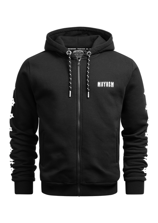 Hoodie Jacke Notorious Thirteen S/W - MEN OF MAYHEM - ALAIKO - EXCHANGES - MM - M - 1100 - HJNT - SW - black - Hoody Jacke Notorious Thirteen
