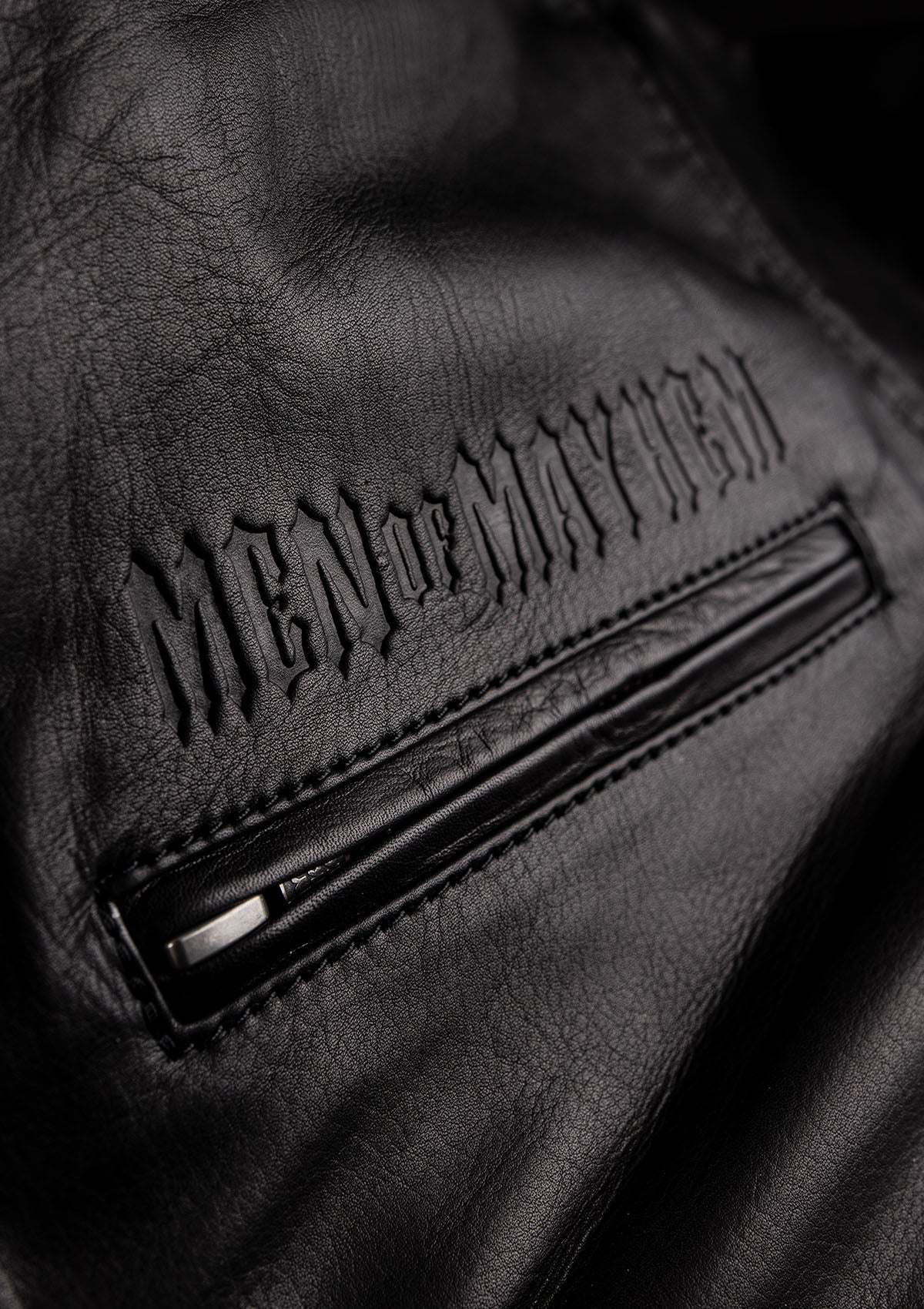 Lederjacke Rampage - MEN OF MAYHEM - ALAIKO - EXCHANGES - MM - M - 1100 - MR - LJ - biker - black