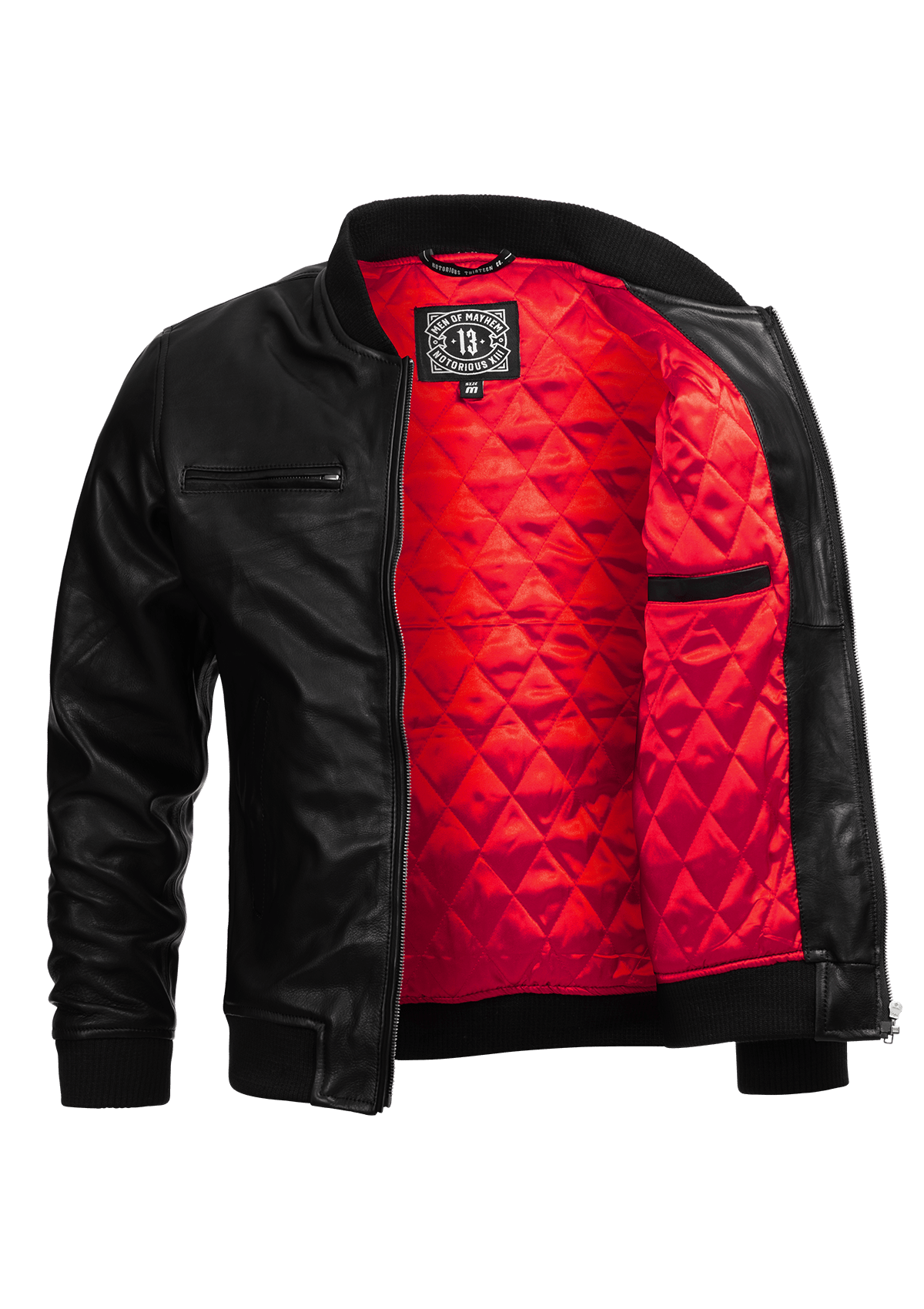 Lederjacke Rampage - MEN OF MAYHEM - ALAIKO - EXCHANGES - MM - M - 1100 - MR - LJ - biker - black