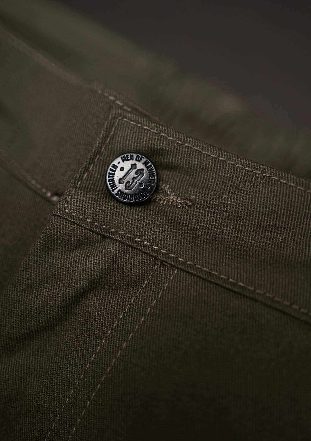 Cargohose Rough Oliv - MEN OF MAYHEM - ALAIKO - EXCHANGES - MM - M - 1120 - CH - RO - cargo - Cargohose