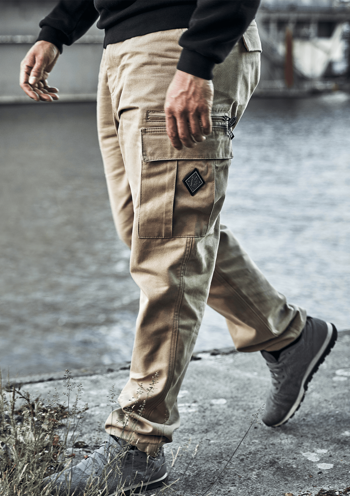 Cargohose Rough Sand - MEN OF MAYHEM - ALAIKO - EXCHANGES - MM - M - 1120 - CH - RS - cargo - Cargohose