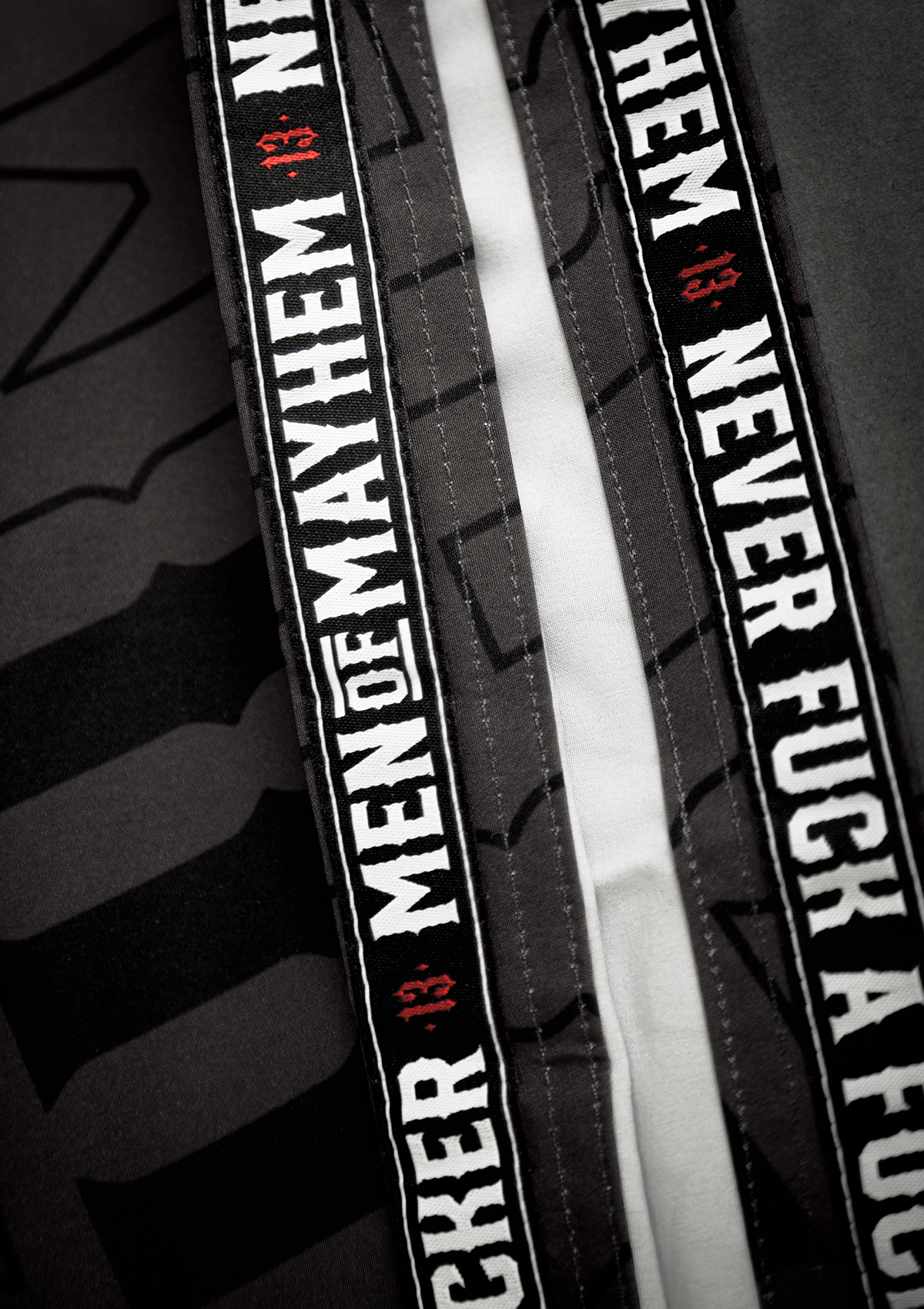 Badehose XIII Allover G/S - MEN OF MAYHEM - ALAIKO - EXCHANGES - MM - M - 1130 - AO - GS - Badehose - Grau