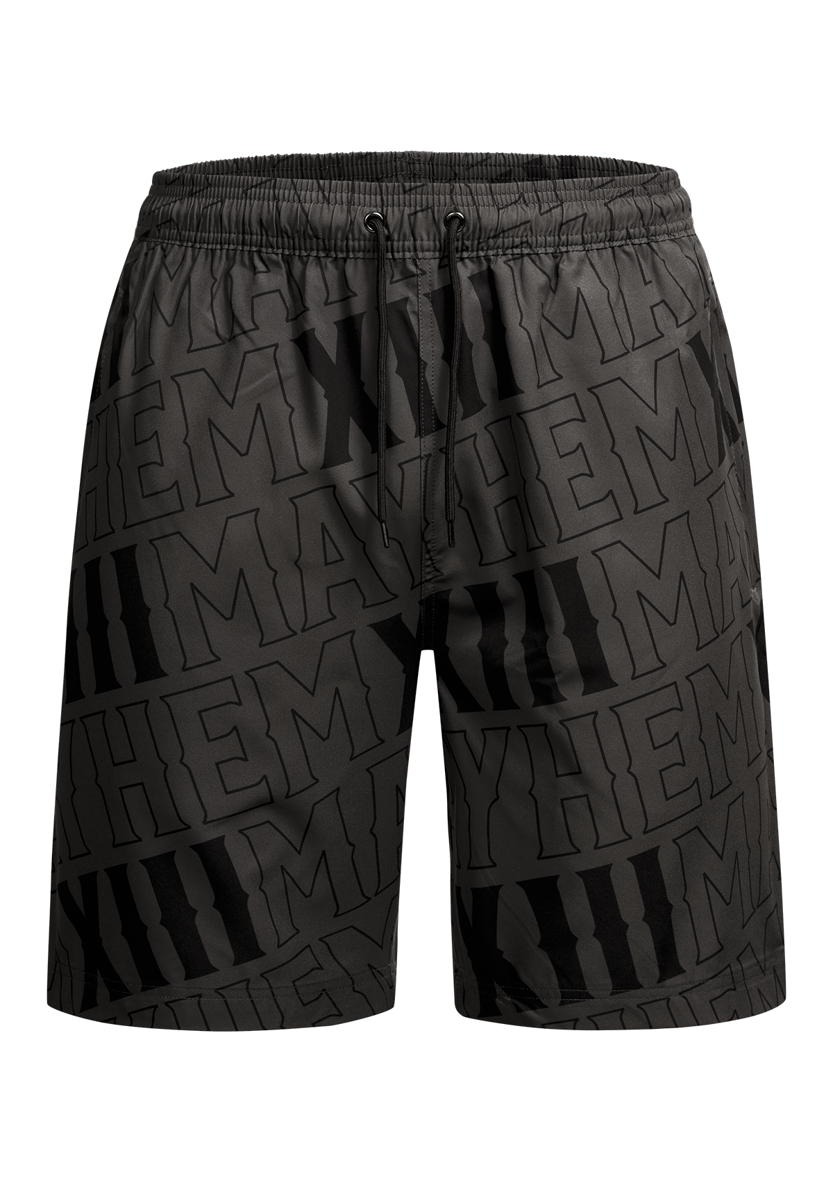Badehose XIII Allover G/S - MEN OF MAYHEM - ALAIKO - EXCHANGES - MM - M - 1130 - AO - GS - Badehose - Grau